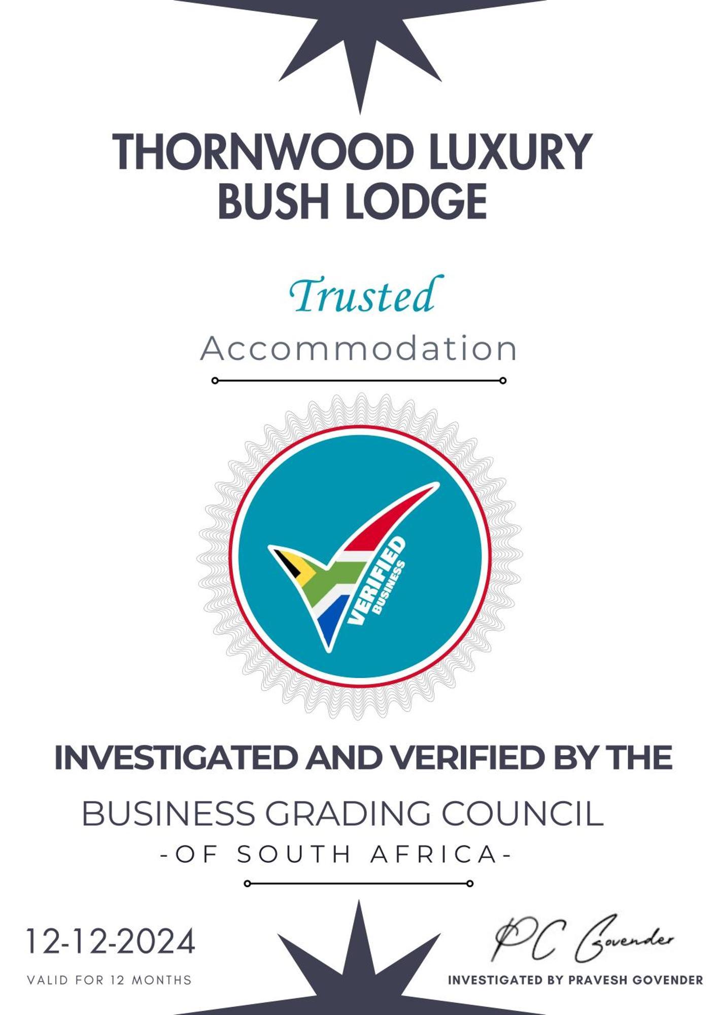 Thornwood Villa Hluhluwe Bagian luar foto